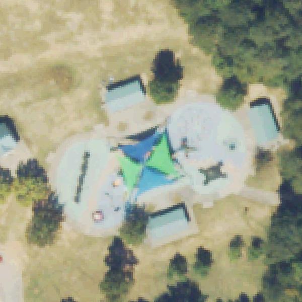 Aerial view of Wade Walker Playground