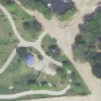 Aerial view of Waldemar Park