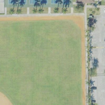Aerial view of Walker Park