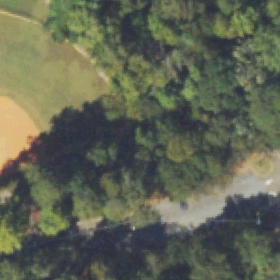 Aerial view of Waller Park