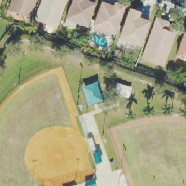 Aerial view of Walnut Creek Park