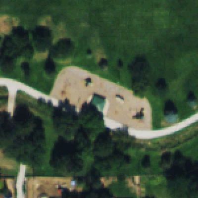 Aerial photo of Walnut Hills Park