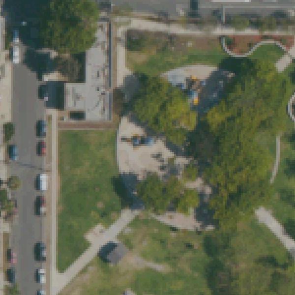 Aerial view of Ward Canyon Park