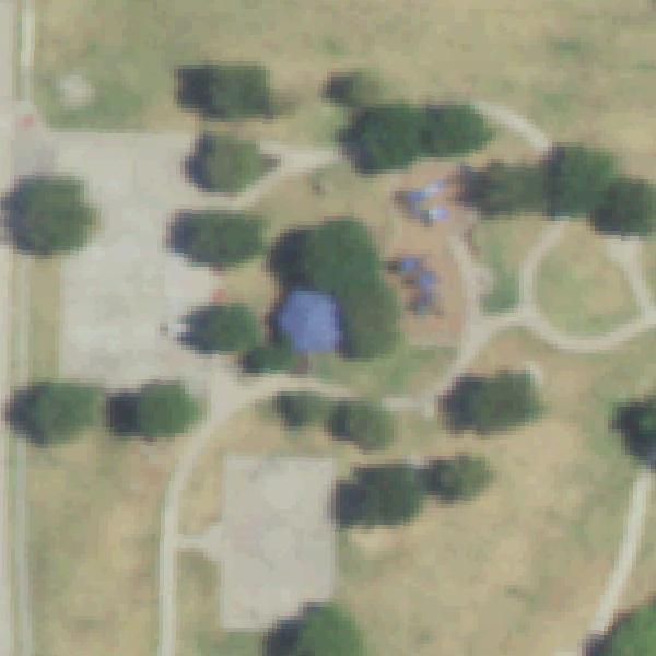 Aerial view of Ward Steenson Park