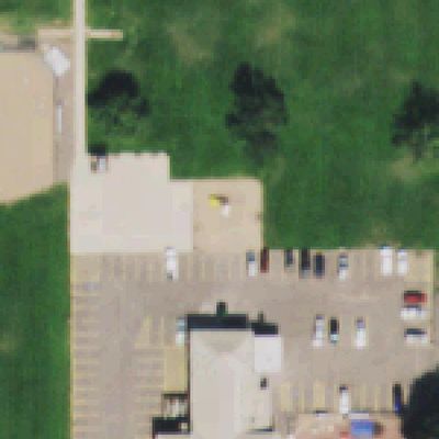 Aerial photo of Washington Heights Park