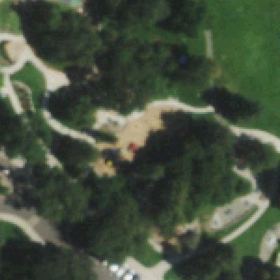 Aerial photo of Washington Park