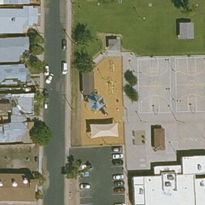 Aerial view of Washington Park