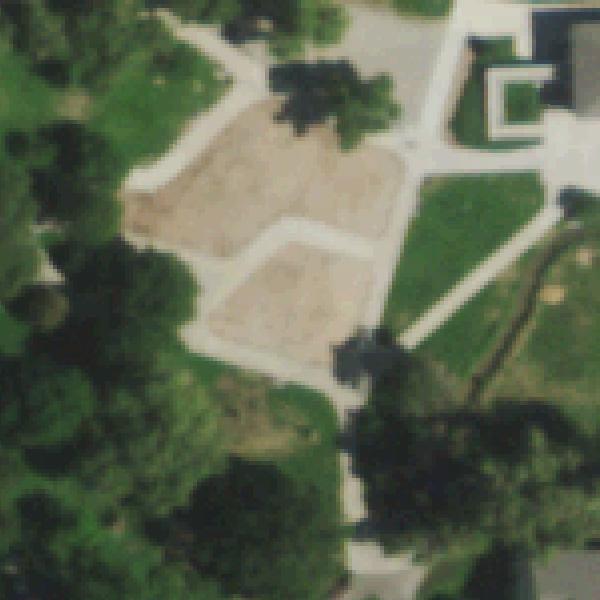 Aerial photo of Washington Park Playground