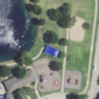 Aerial view of Waterview Park