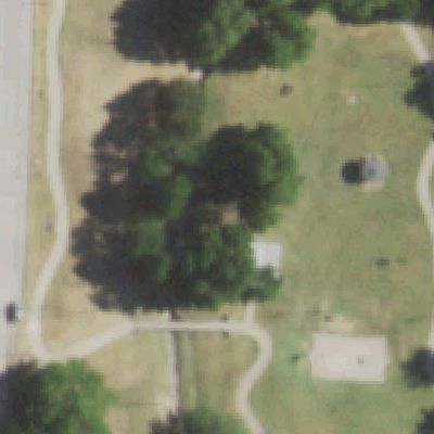Aerial view of Watkins Park