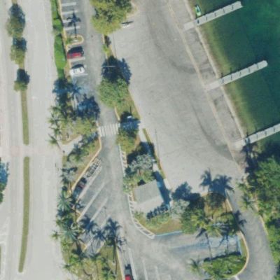 Aerial view of Watson Island Park