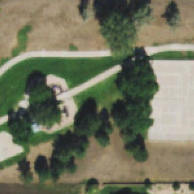 Aerial photo of Weaver Park