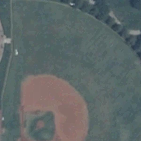 Aerial photo of Wells Park and Pool