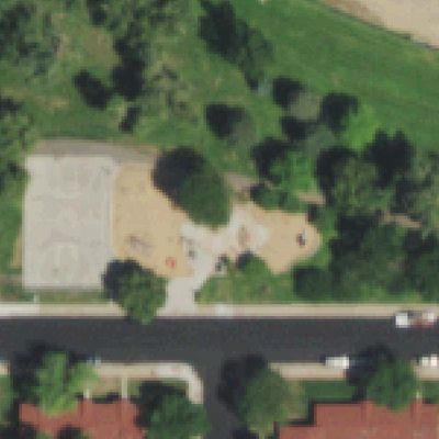 Aerial photo of West Bar Val Wood Park