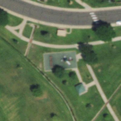 Aerial photo of West Lake Playground