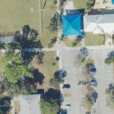 Aerial view of West Perrine Park