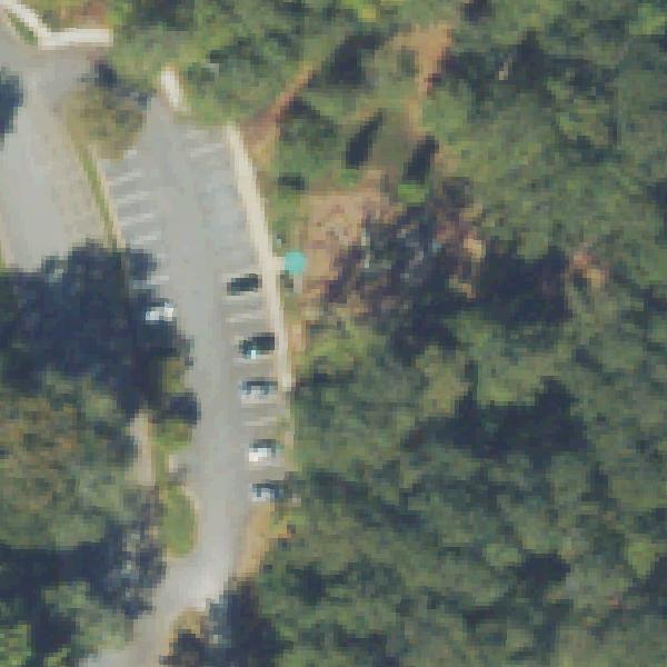Aerial view of West Playground at Murphey Candler Park