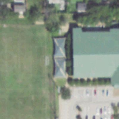 Aerial photo of West University Place Recreation Center Playground