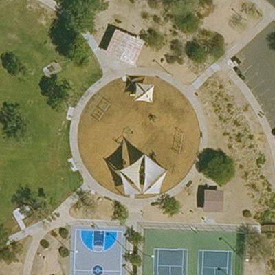 Aerial view of Western Star Park