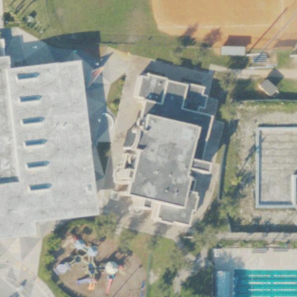 Aerial view of Westland Gardens Park