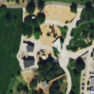 Aerial photo of Westlands Park Splash Pad & Musical Playground