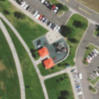 Aerial photo of Westminster City Park Playground