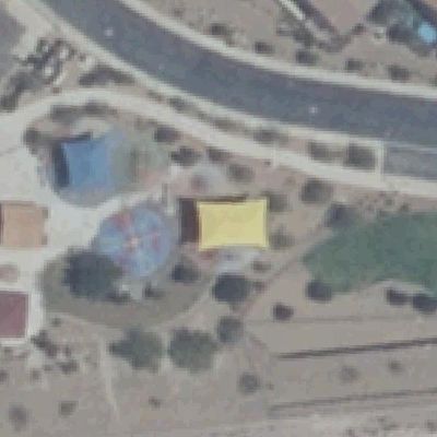 Aerial photo of Weston Hills Neighborhood Dog Park