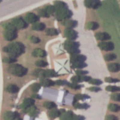 Aerial photo of Weston Oaks Playground
