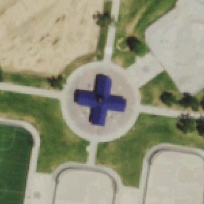 Aerial photo of Wheel Park