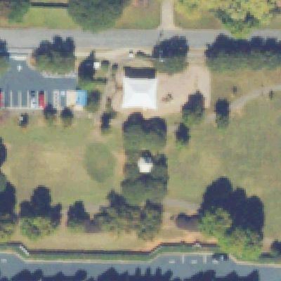 Aerial view of Whitaker Park