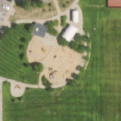 Aerial photo of Whitetail Park Playground