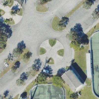 Aerial view of William B. Armstrong Dream Park