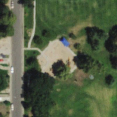 Aerial photo of William H McNichols Park