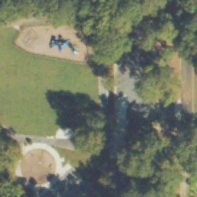 Aerial view of William McKinley Peters Park