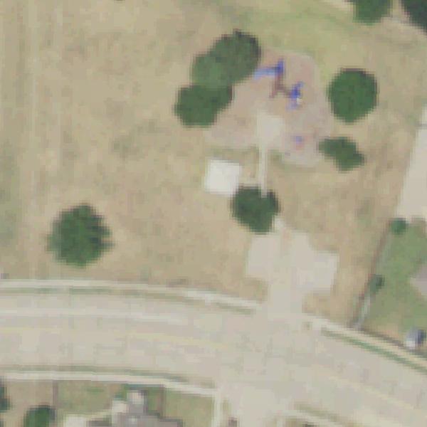 Aerial view of Willow Grove Park