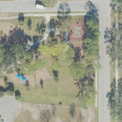 Aerial view of Willows Park