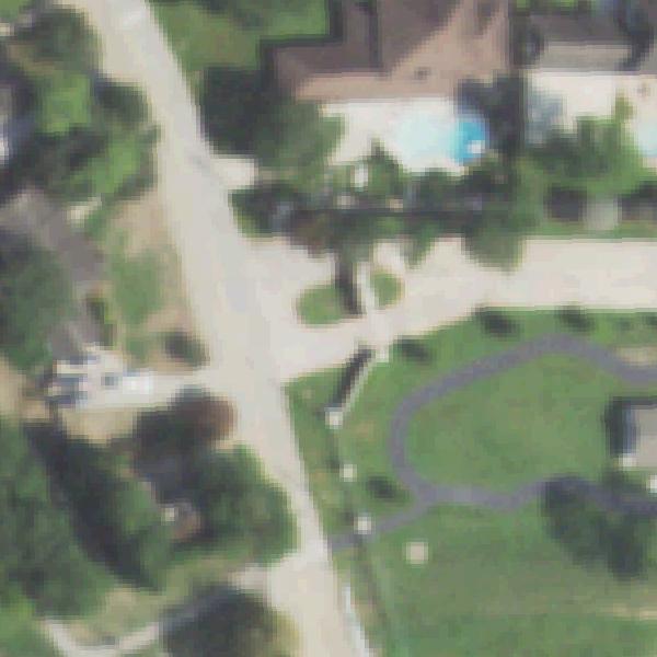 Aerial photo of Wimbledon estates community park