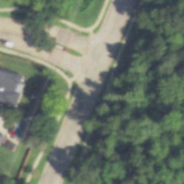 Aerial view of Winding Brook Playground