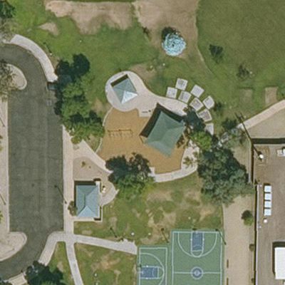 Aerial view of Windrose Park