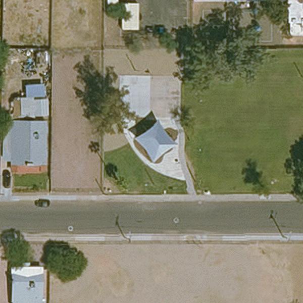 Aerial view of Winn Playground