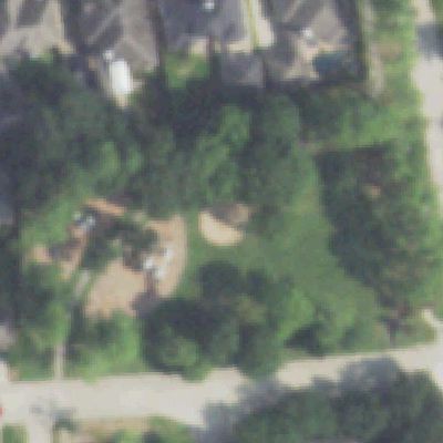 Aerial view of Wisdom Woods Park