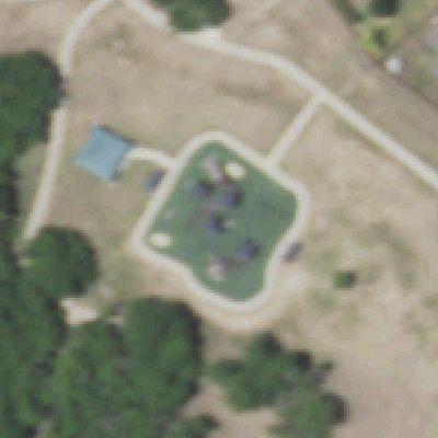Aerial photo of Woodcrest Park playground