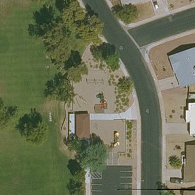 Aerial view of Woodglen Park Playground
