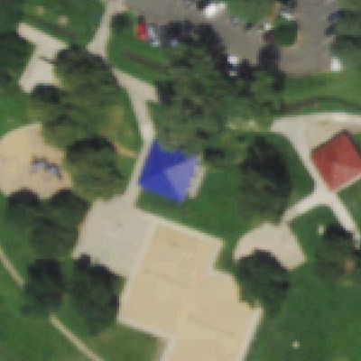 Aerial photo of Woodglen Pavilion