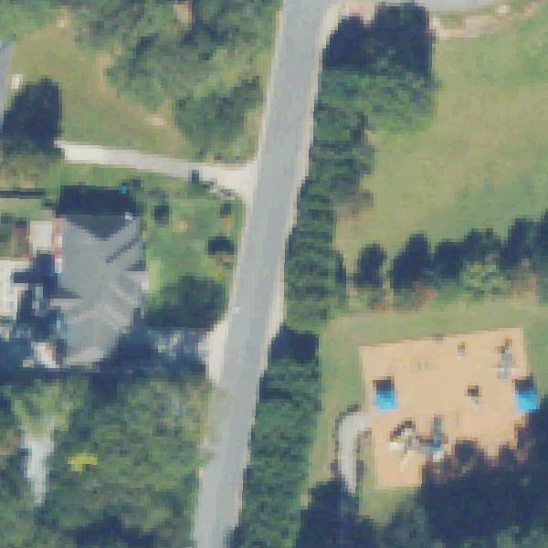 Aerial view of Woodland Gate Playground