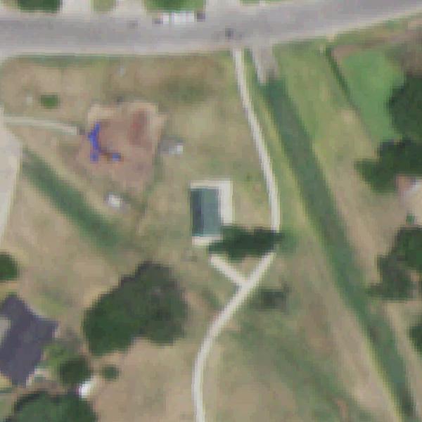 Aerial view of Woodland Park