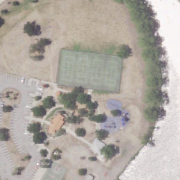 Aerial photo of Woodlawn Lake Park