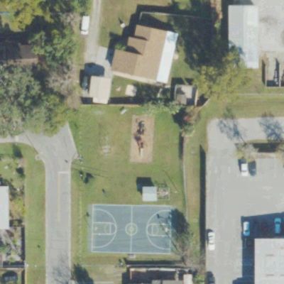 Aerial view of Woodmere Park
