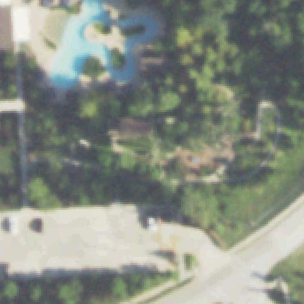 Aerial photo of Woodson's Reserve Playground