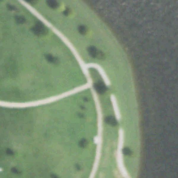 Aerial photo of Wortham Park & Trail